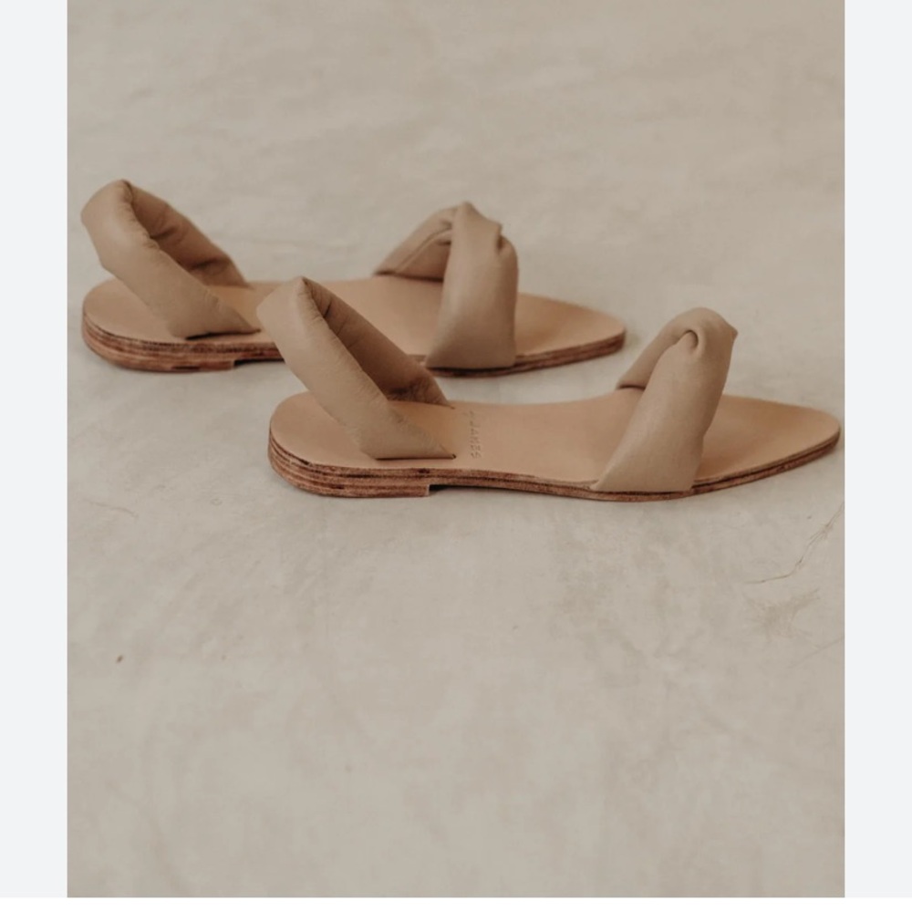 By James Selene Sandals Ankle Strap Pointed Toe Sandals Size 6